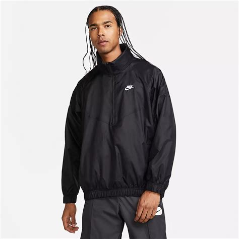 nike anorak windbreaker zwart|Nike Windrunner Men's Anorak Jacket.